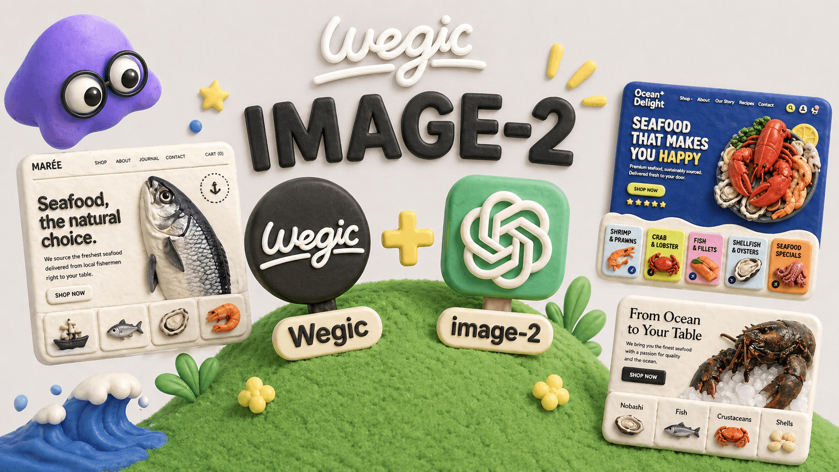 Wegic promotion: Wegic plus image-2 model for generated store visuals