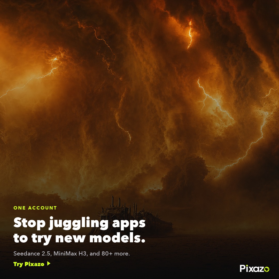 Pixazo promotion: stop juggling apps to try new models, Seedance 2.5, MiniMax H3, and 80+ more